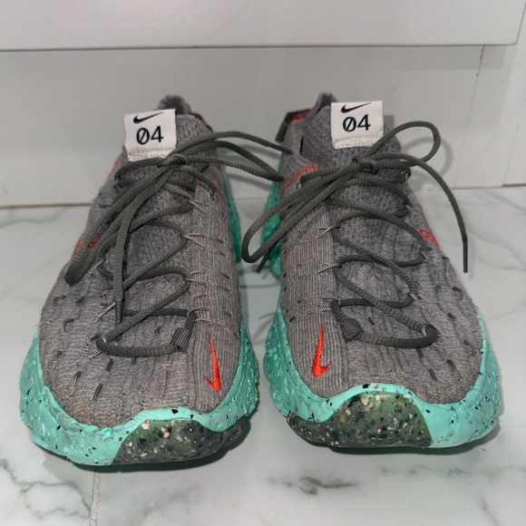 Gently Used Men’s Nike Space Hippie 04 “GREEN GLOW” - Picture 5 of 6